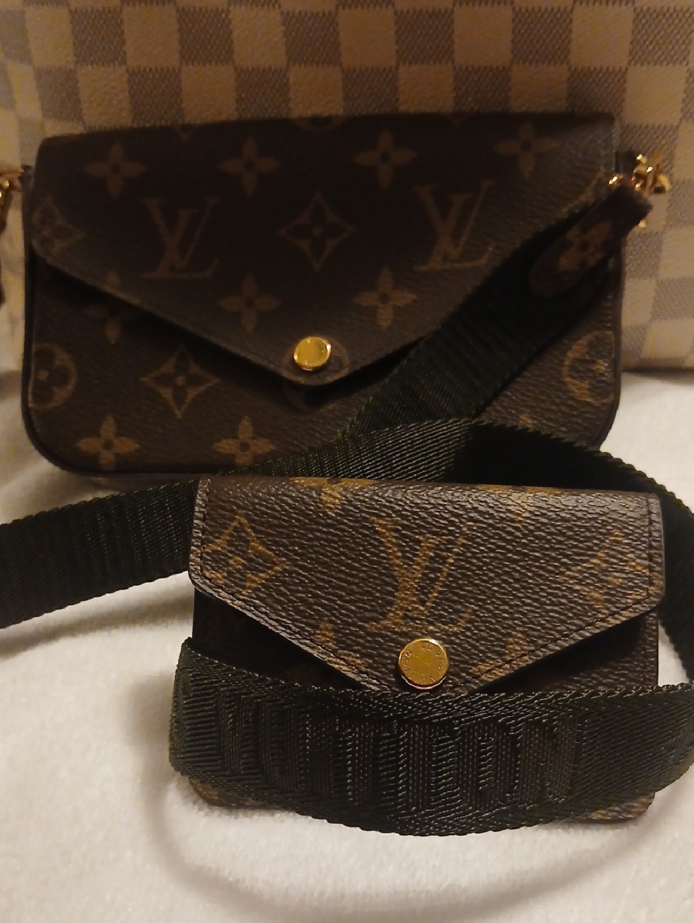 Strap and go authentic louis vuitton